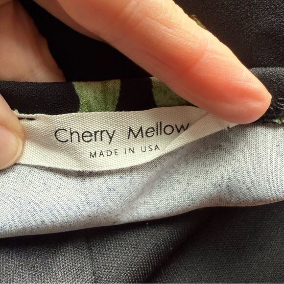 Cherry Mellow Women's S Whimsigoth Colorful Floral Plunge Hi Lo Romper Dress - Picture 6 of 8